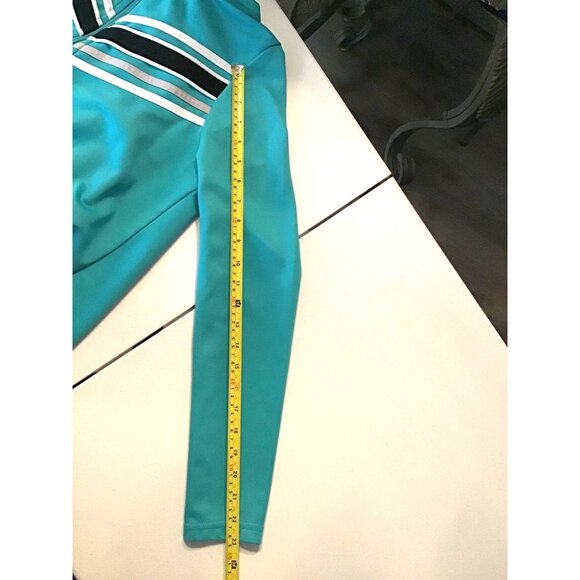 K. JORDAN- WOMENS GREEN FULL ZIP-UP TRACK JACKET SIZE MEDIUM K. JORDAN - Picture 4 of 6